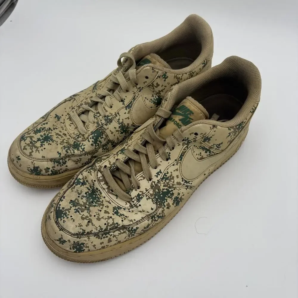 Nike Air Force 1 Low 2017 Desert Reflective Camo Sneakers Mens Size 12.5 Limited